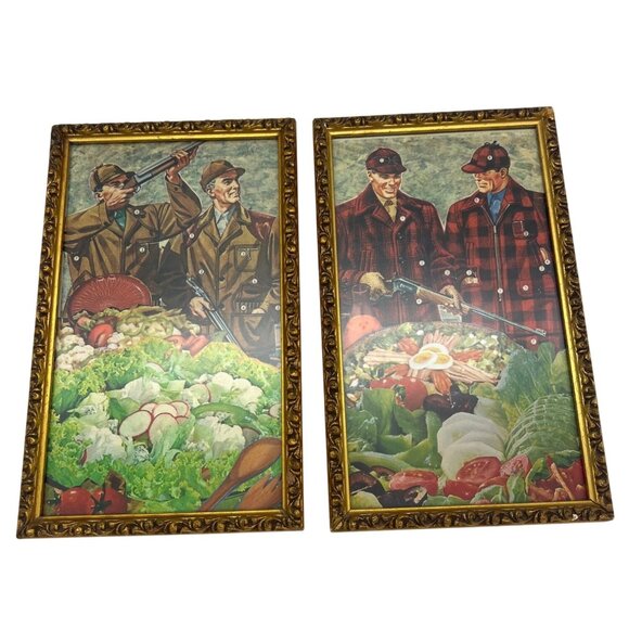 Teresa Petersen Salad Shooters Framed Collage Art Set Detroit Artist
